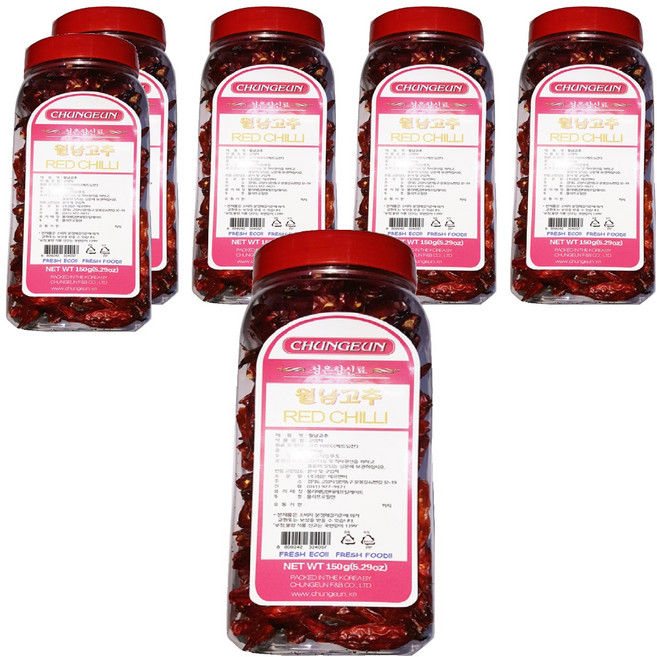 청은 월남고추, 150g, 6개