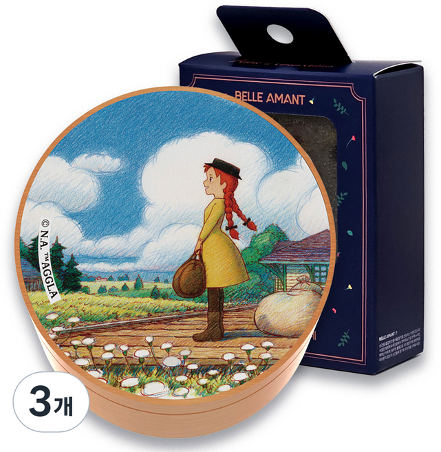 BELLEAMANT 紅髮安妮車用芳香劑 藍天, 3個, 芙拉維, Anne&Diana