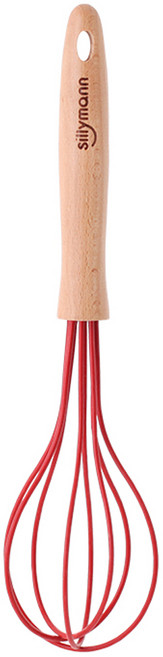 실리만 실리콘 프리미엄 거품기 버건디, 1개