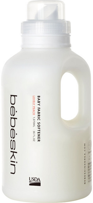 베베스킨 고농축 섬유유연제 러블리피치향, 1.07L, 1개