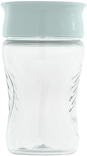 와우컵 키즈 트라이탄 컵 + 뚜껑 세트, 296ml, 1세트, 스노우민트