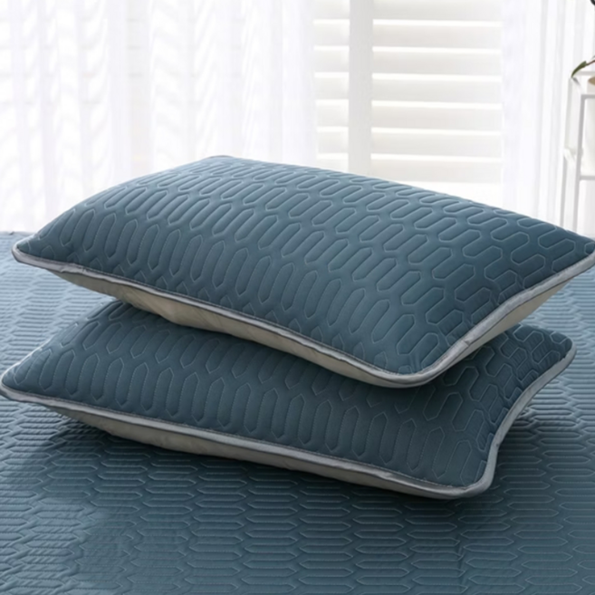 Ishur 伊舒爾 乳膠冰絲涼蓆枕套2件組