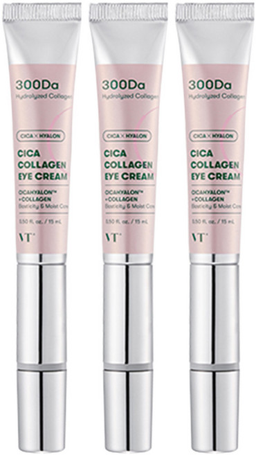 브이티코스메틱 시카 콜라겐 초미세진동 아이크림, 15ml, 3개
