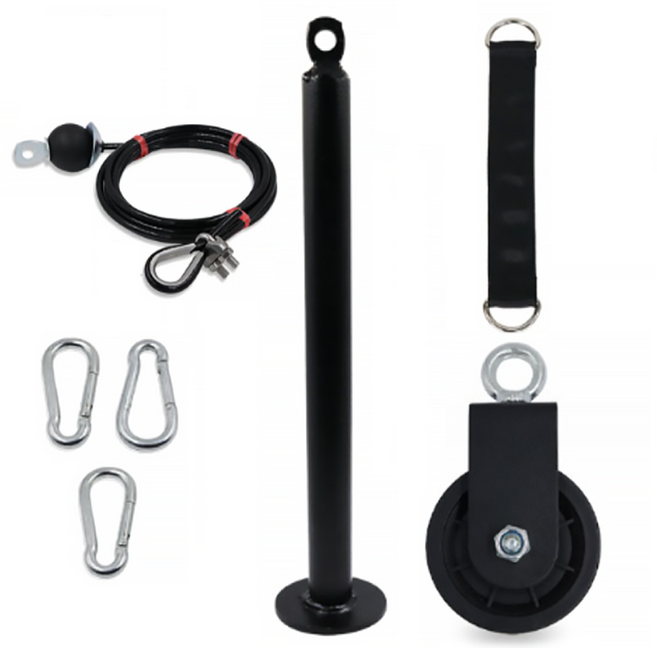 피트미션 헬스케이블 세트, SET 1번, 블랙