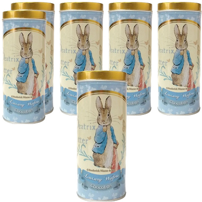 PETER RABBIT 比得兔 捲心酥 巧克力口味, 100g, 6罐