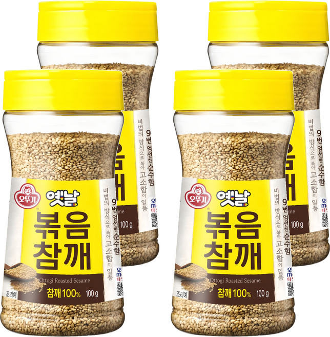 OTOKI 不倒翁 古早味炒芝麻罐裝, 100g, 4罐