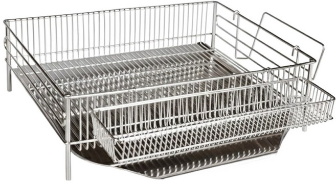 The Class 餐具瀝水架 45 x 31 x 14cm, 1層, 銀色, 1個