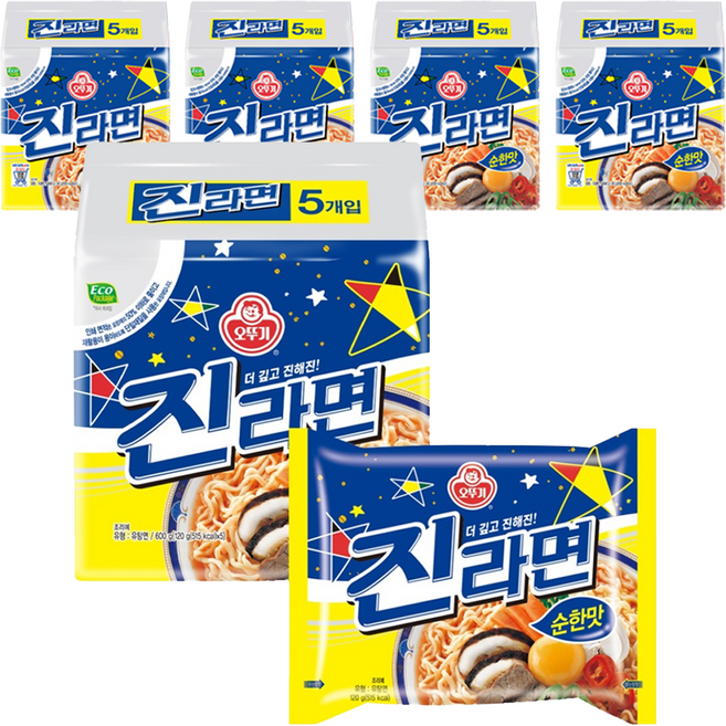 오뚜기 진라면 순한맛, 25개