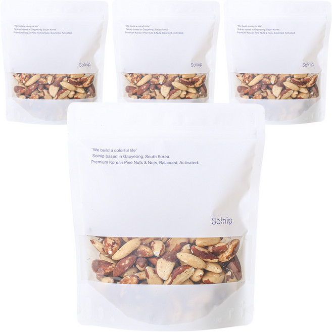 Solnip 巴西堅果, 4個, 400g