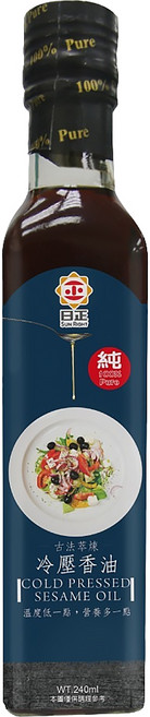 日正食品 冷壓香油, 240ml, 1瓶