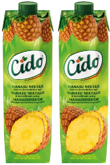 시도 파인애플 넥타주스, 2개, 1L