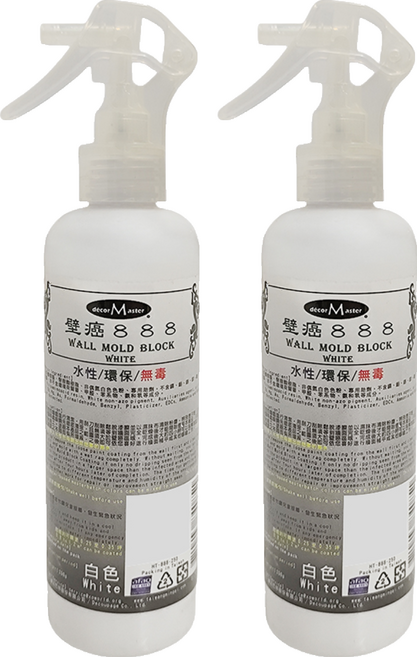 decorMaster 壁癌888 白色, 250g, 2瓶