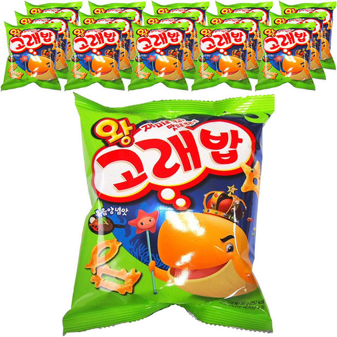 ORION 好麗友 鯨魚王脆餅, 56g, 16包