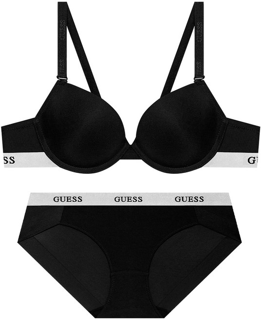 GUESS UNDERWEAR Silver Lite 胸罩 + 內褲套組