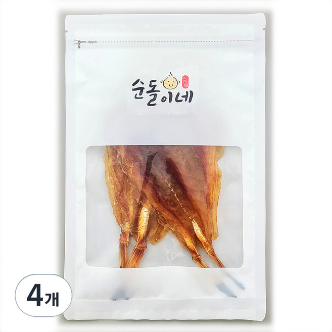 순돌이네 꼬리아귀포, 4개, 180g