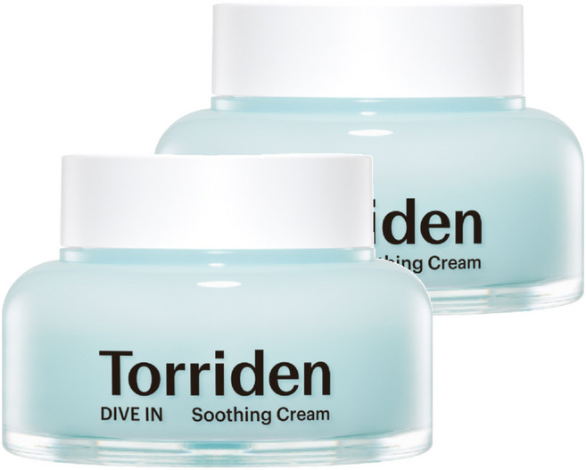 Torriden 台灣公司貨 5D微分子玻尿酸保濕舒緩凝霜, 100ml, 2罐