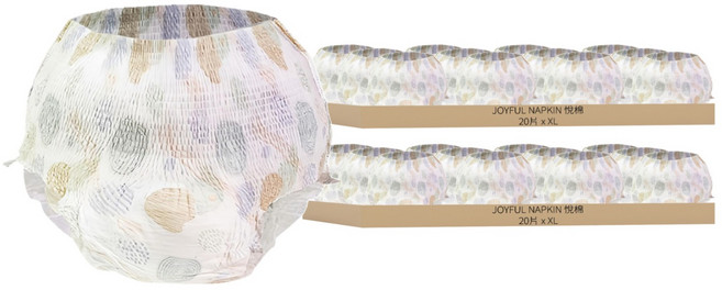 JOYFUL NAPKIN 悅棉 棉柔安心褲, XL(95~115cm), 20片, 2組