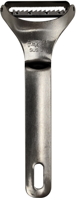 家庭元素 EZ 316不鏽鋼刨絲 3D鋒利刀刃 精緻工藝 堅固耐用, 銀色, 1支