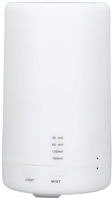 USB多功能夜燈音波加濕香薰機 附精油 7.5x13cm, 七彩款, RTW020229380138