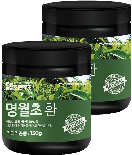 조은약초 프리미엄 명월초환, 150g, 2개