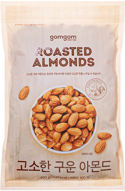 곰곰 구운 아몬드, 400g, 1개