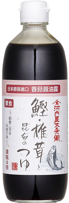 DAISHO 大醬 鰹魚昆布醬油露 葷, 500ml, 1瓶