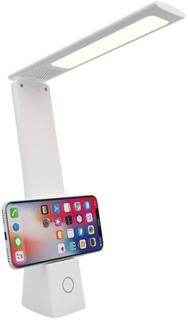 루미앤 LED 폴더 무선 충전 학습용 스탠드 LT24CD01, 화이트