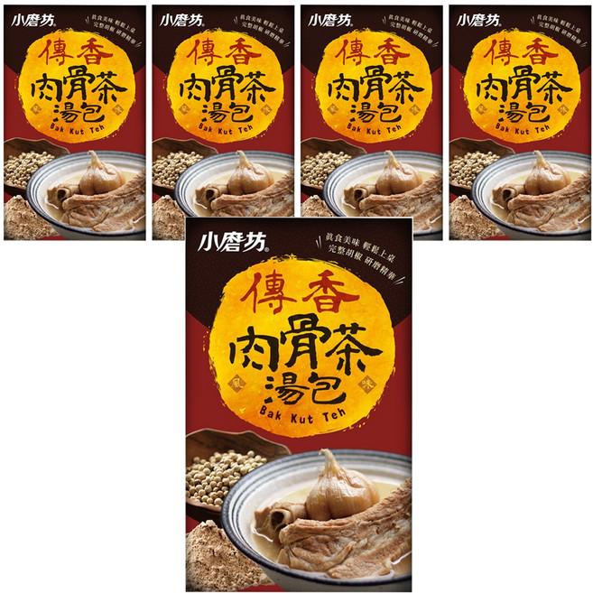 小磨坊 傳香肉骨茶風味湯包 2包, 40g, 5盒