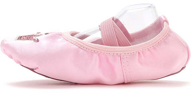 오즈키즈 여아용 티아라 발레슈즈 O21G01G