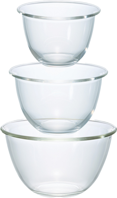 HARIO 好璃奧 Range ware 攪拌碗3件組, 3件組攪拌碗, 1組