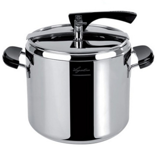 Lagostina 樂鍋史蒂娜 LA CLASSICA系列壓力鍋 360度波浪型軟鋼鍋蓋, 12L, 1個