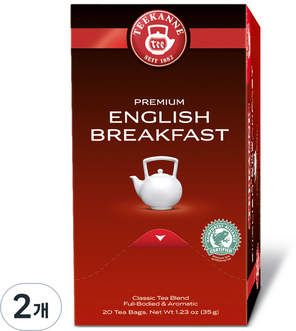 티칸네 잉글리쉬 블랙퍼스트, 1.75g, 20개입, 2개