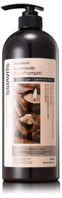 수아비스 아르간 두피케어 샴푸, 500ml, 1개