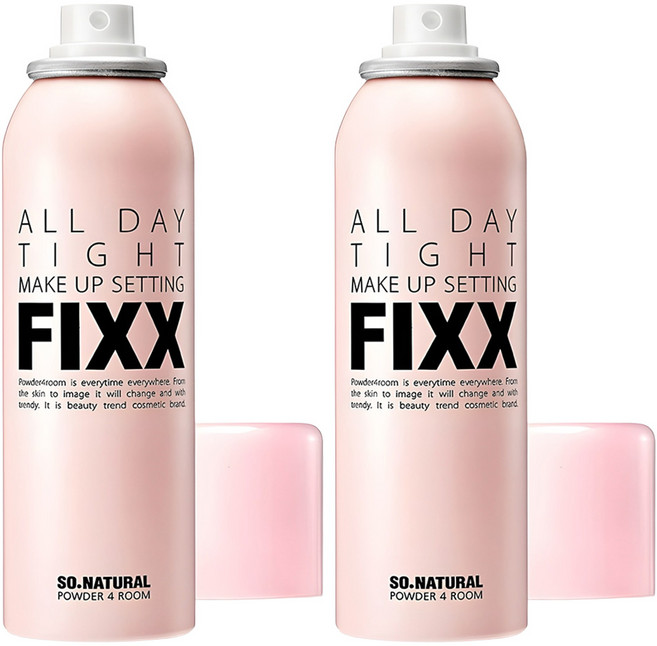 쏘내추럴 올 데이 타이트 메이크업 세팅 픽서, 75ml, 2개