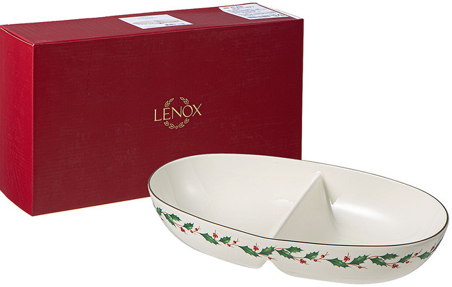 레녹스 홀리데이 DW 디바이디드 오벌 볼, 혼합색상, 1개