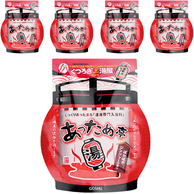 GOSHU 五洲藥品 燈籠湯屋入浴劑, 50g, 5包