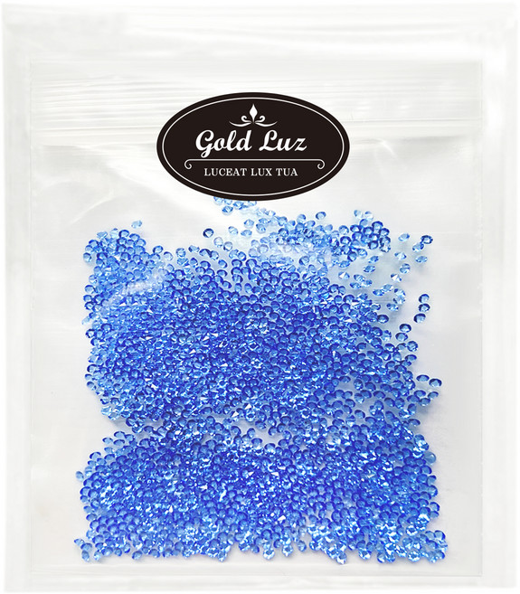 골드루쓰 픽시네일 포인티드차톤 1440p, 아쿠아마린, 1개