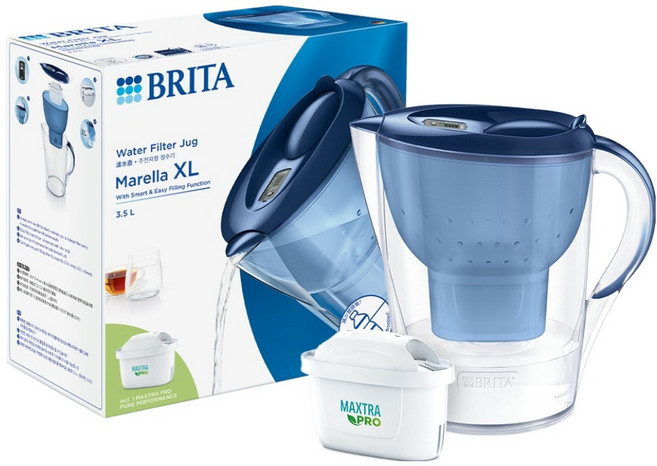 브리타 마렐라 XL 정수기 Marella XL Blue + 막스트라 프로 필터 고객직접설치