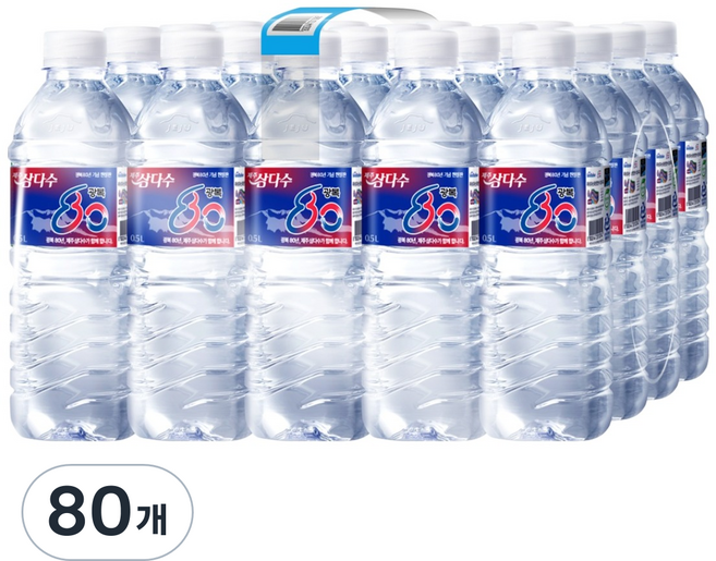 제주삼다수 광복 80주년 에디션 생수, 500ml, 80개