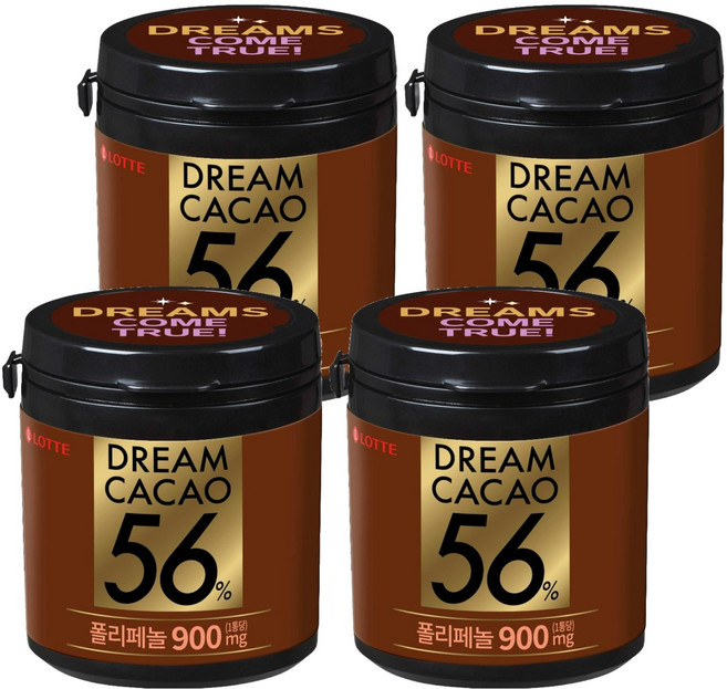 롯데웰푸드 드림카카오 56%, 4개, 86g