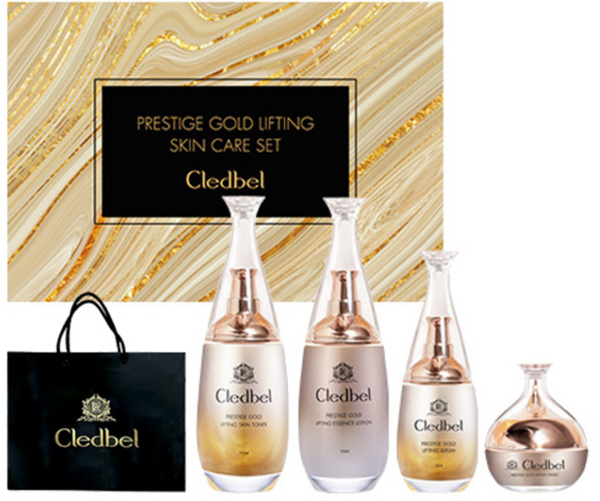 Cledbel Prestige 黃金拉提基礎保養品4件組, 1套