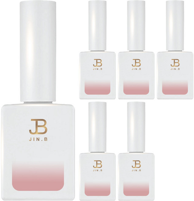 진비 아이비 밀크파스텔 컬러 젤네일, JBI142, 11ml, 6개