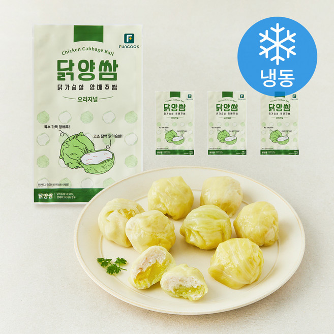 닭가슴살 양배추쌈 8구 (냉동), 280g, 4개