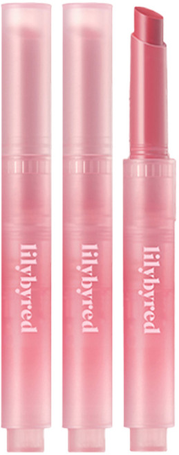 릴리바이레드 밀키 블러 퐁듀바 립스틱, 2개, 02생크림에빠진딸기