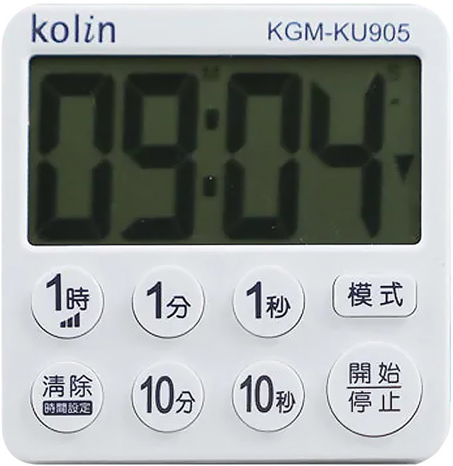 Kolin 歌林 大字幕正倒數計時器 3吋, KU905, 1個