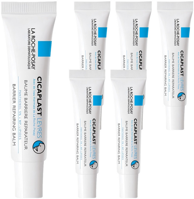 LA ROCHE POSAY 理膚寶水 全面修復潤唇膏, 7.5ml, 6條