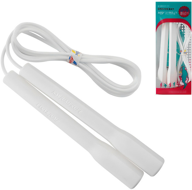 김수열줄넘기 골드플러스 SY-415, 화이트, 1개