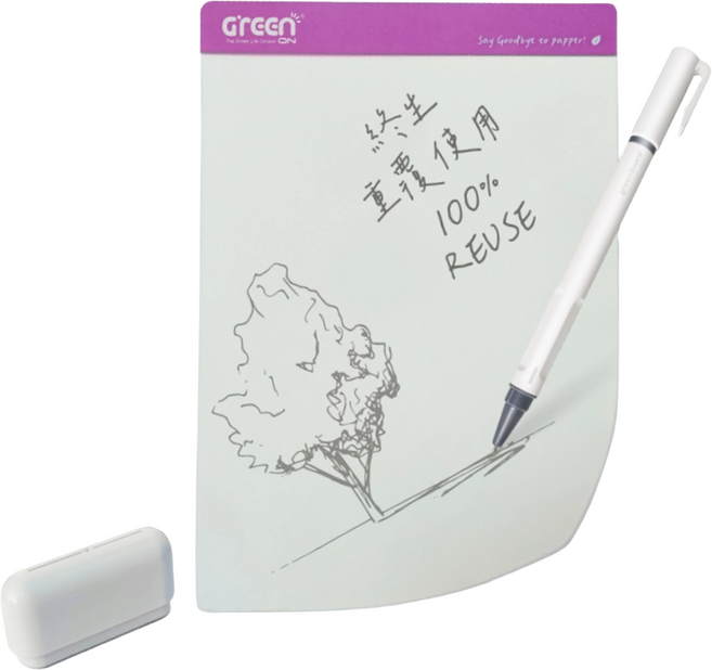 Green Board 磁性電紙板 粉色, ABS