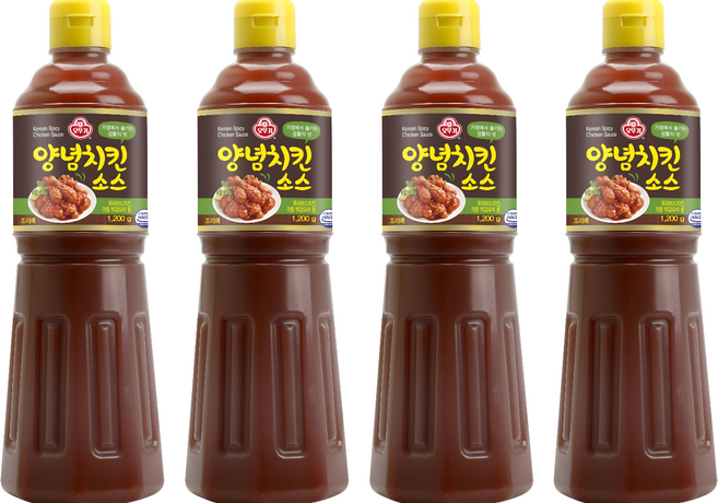 오뚜기 양념치킨 소스, 1.2kg, 4개