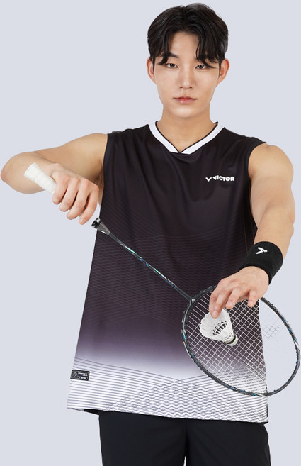 빅터 남성용 V-Motion 배드민턴 민소매 VT25BGW101M